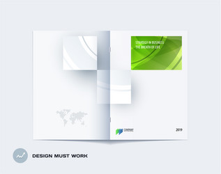 square design presentation template with colourful vector image