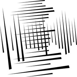 random lines grid mesh dynamic irregular overlap vector image