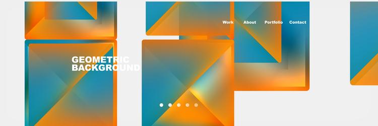 triangle minimal web site page background design vector image