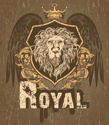 Grunge emblem Royalty Free Vector Image - VectorStock