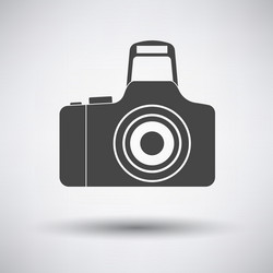 icon of photo camera vector