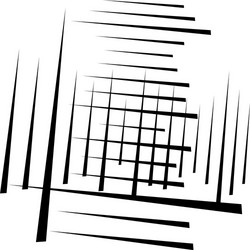 random lines grid mesh dynamic irregular overlap vector image
