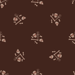 seamless pattern in minimalistic style vector image