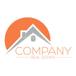 Team real estate logo template isolated Royalty Free Vector