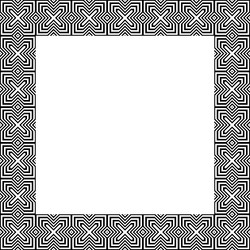 pattern for square frame vector