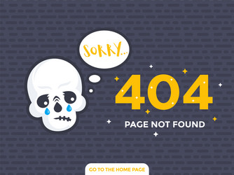 404 page not found design vector image