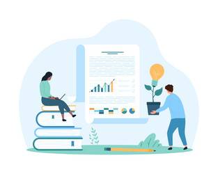 data analysis knowledge methods and ideas vector image