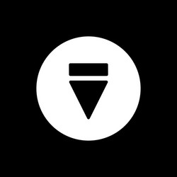 eject button icon simple solid vector image