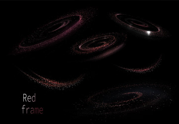 a separate design element is copper set vector image