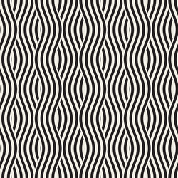 abstract geometric pattern with wavy lines vector image