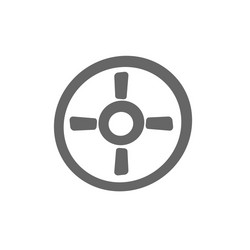simple aiming icon targeting frame symbol stock vector image