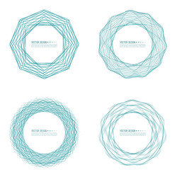 abstract background with intersecting shapes vector image