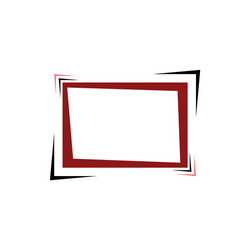 bright frame for text or banner web design vector image