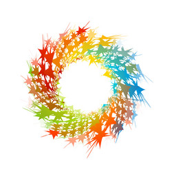 fractal design element or banner for web vector image