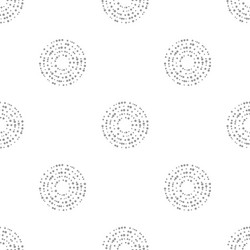 interlocking circles repeat tile pattern vector image
