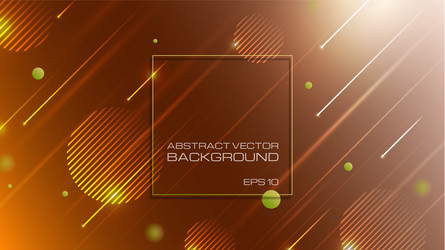 abstract geometric shapes on brown background vector image