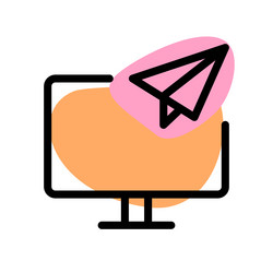 transferring or exchanging file data using vector image