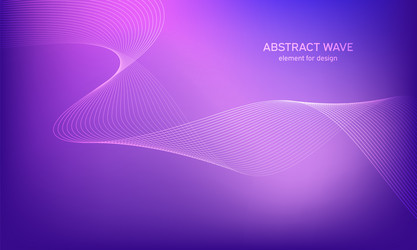 abstract wave element for design digital vector image