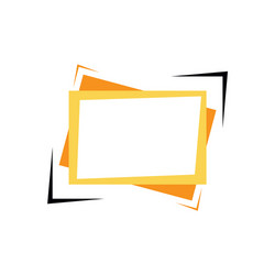 bright frame for text or banner web design vector image