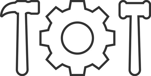 Tools Icon Set - Toolkit Design vector image