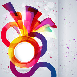 abstract background with design elements vector image