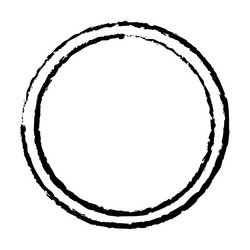 circle frame border background shape template vector image