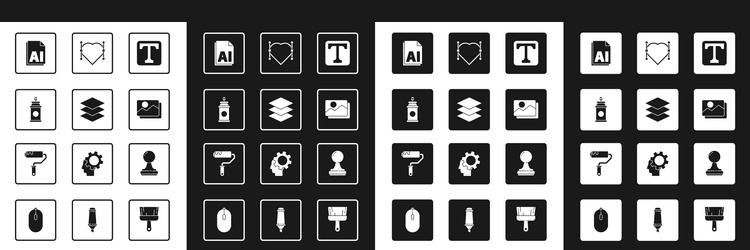 set text layers paint spray can ai file vector image