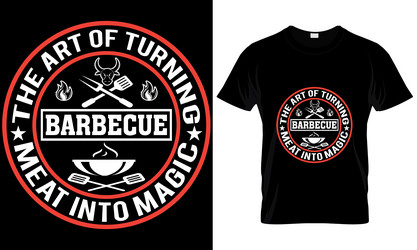 bbq t-shirt design Vector Image