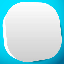 blank empty rounded square button badge and pin vector image