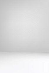 empty bright studio 3d vertical background vector image