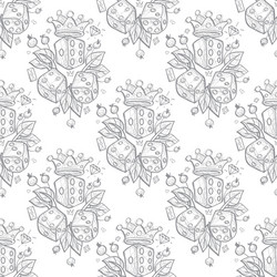 seamless pattern with a picture of dice golden vector image