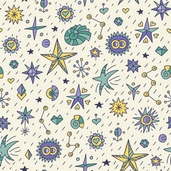 Star Burst Pattern vector image