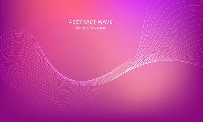 abstract wave element for design digital vector image