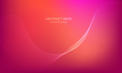 abstract wave element for design digital vector image