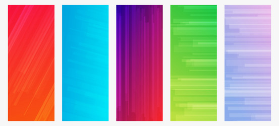 modern colorful gradient background with lines vector image