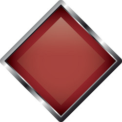 frame with silver border isolated icon design vector image