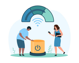 wireless network connection public wifi hotspot vector image