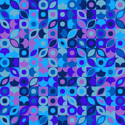 abstract colorful chaotic curved shape pattern vector image