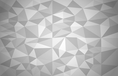 abstract background of different triangles grey vector image