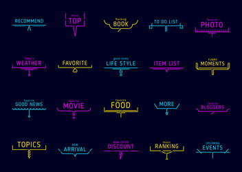 Simple Text Border Design
