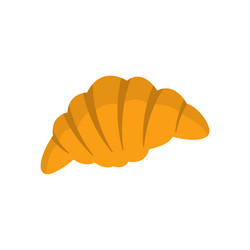 Croissant waffle croffle with bananas Royalty Free Vector