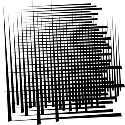random lines grid mesh dynamic irregular overlap vector image
