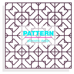 seamless linear pattern with thin poly lines vector image