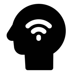 wi- fi connected automated artificial vector image