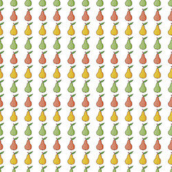 seamless pattern background with red yellow vector image