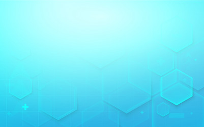 Abstract blue hexagon pattern background digital Vector Image