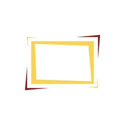 bright frame for text or banner web design vector image