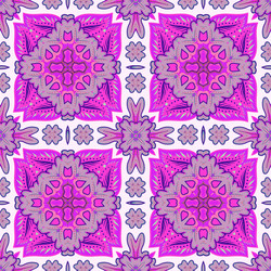 Seamless patchwork pattern from moroccan tiles vector