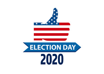 USA 2020 Election Vote Banner Vector Image