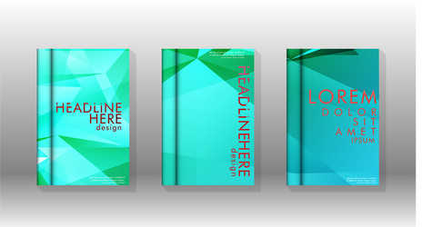 abstract colorful and triangular background ready vector image